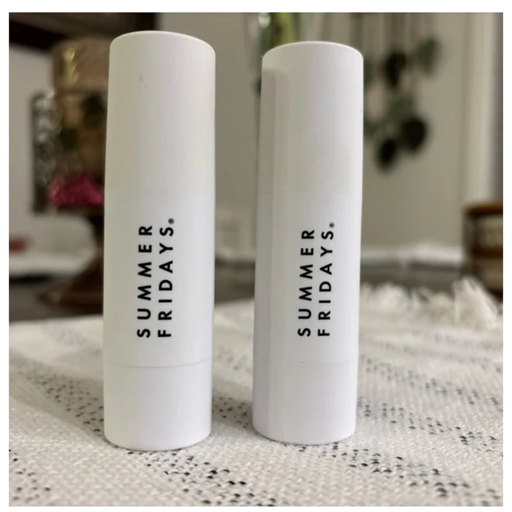 Lot of 2 Summer Fridays warm desert blush balm stick- NWOB